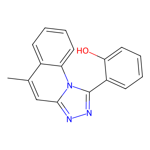 2-(5-Methyl[1,2,4]triazolo[4,3-a]quinolin-1-yl)phenol structure