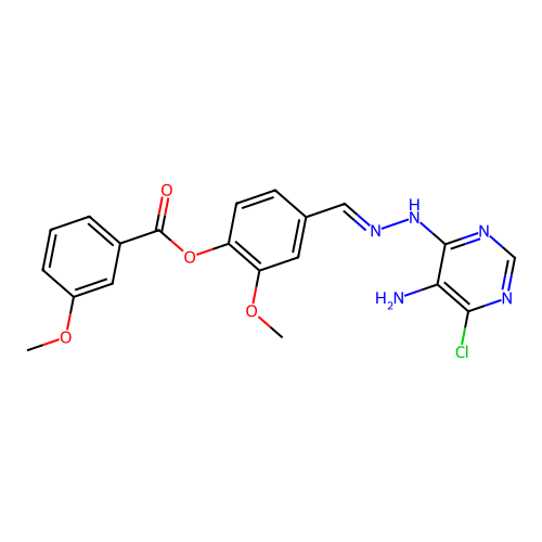 C20H18ClN5O4 structure