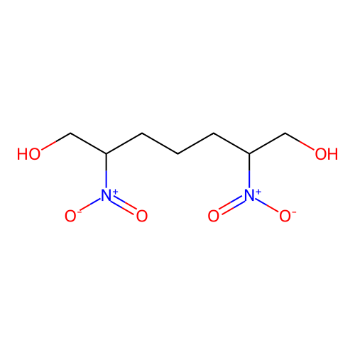 2,6-Dinitroheptane-1,7-diol structure