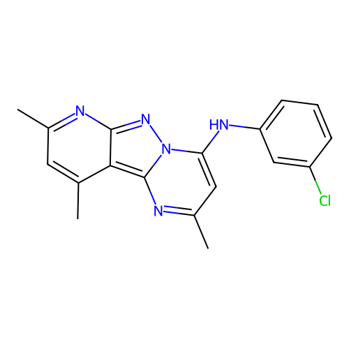C18H16ClN5 structure