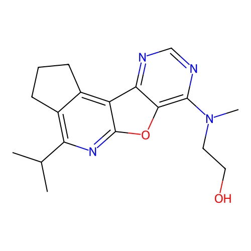 2-[(4-Isopropyl-2,3-dihydro-1H-6-oxa-5,8,10-triaza-cyclopenta[c]fluoren-7-yl)-methyl-amino]-ethanol structure