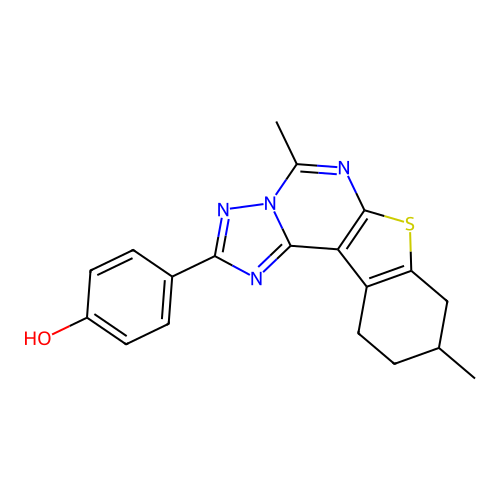 C19H18N4OS structure