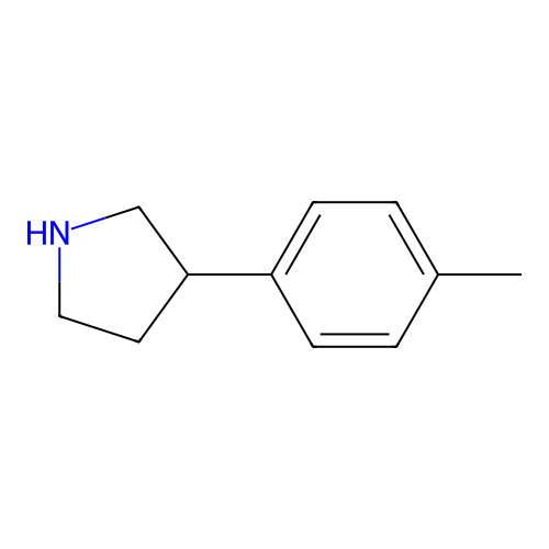 3-(4-Methylphenyl)pyrrolidine structure