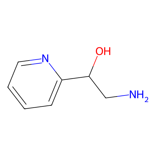 2-(2-Amino-1-hydroxyethyl)pyridine structure