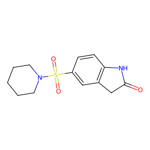 5-(Piperidine-1-sulfonyl)oxindole structure