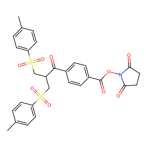 Bis-sulfone NHS Ester structure