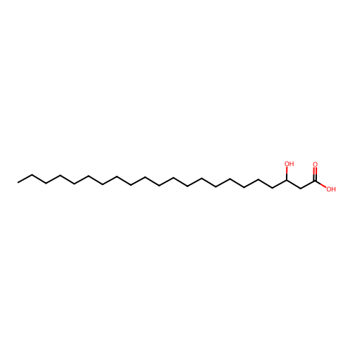 3-Hydroxydocosanoic acid structure