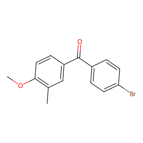 Methanone, (4-bromophenyl)(4-methoxy-3-methylphenyl)- structure