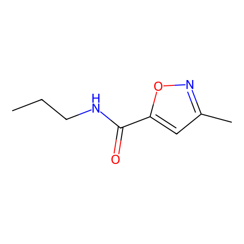 3-Methyl-N-propylisoxazole-5-carboxamide structure