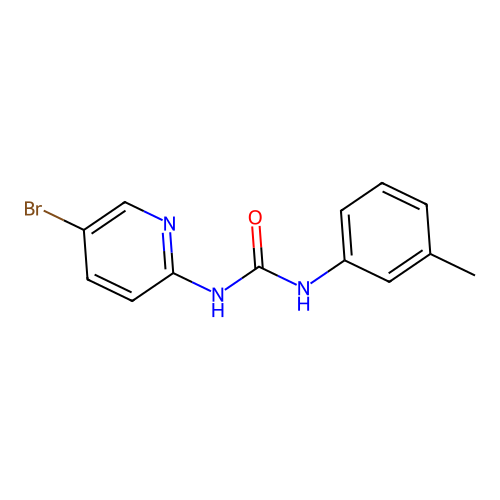 1-(5-Bromopyridin-2-yl)-3-(3-methylphenyl)urea structure