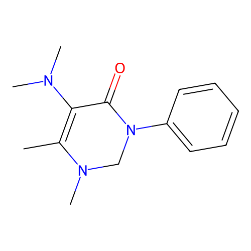 5-(dimethylamino)-1,6-dimethyl-3-phenyl-2H-pyrimidin-4-one structure