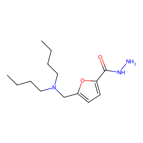 5-[(Dibutylamino)methyl]-2-furohydrazide structure