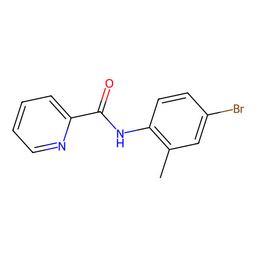 n-(4-Bromo-2-methylphenyl)picolinamide structure