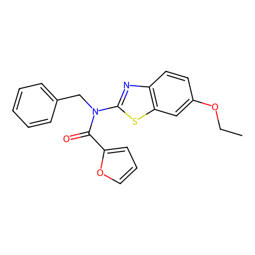 N-benzyl-N-(6-ethoxybenzo[d]thiazol-2-yl)furan-2-carboxamide structure