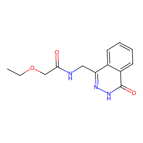 2-ethoxy-N-[(4-oxo-3H-phthalazin-1-yl)methyl]acetamide structure