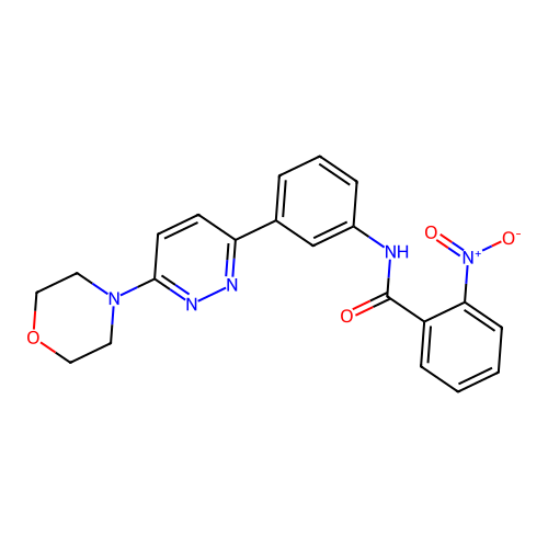 N-(3-(6-morpholinopyridazin-3-yl)phenyl)-2-nitrobenzamide structure