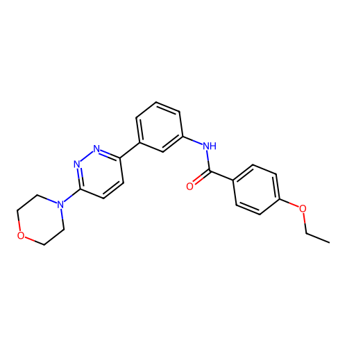 4-ethoxy-N-(3-(6-morpholinopyridazin-3-yl)phenyl)benzamide structure