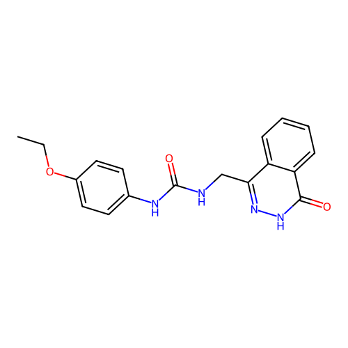 1-(4-ethoxyphenyl)-3-[(4-oxo-3H-phthalazin-1-yl)methyl]urea structure