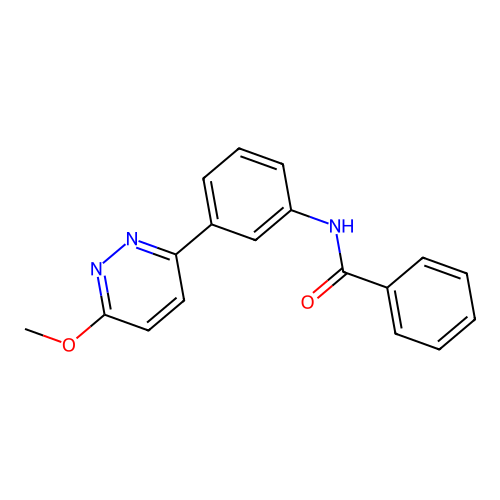 N-(3-(6-methoxypyridazin-3-yl)phenyl)benzamide structure