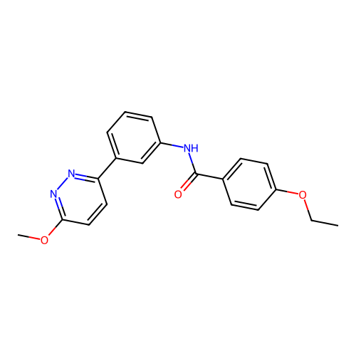 4-ethoxy-N-[3-(6-methoxypyridazin-3-yl)phenyl]benzamide structure