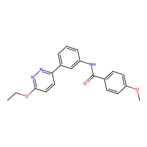 N-[3-(6-ethoxypyridazin-3-yl)phenyl]-4-methoxybenzamide structure