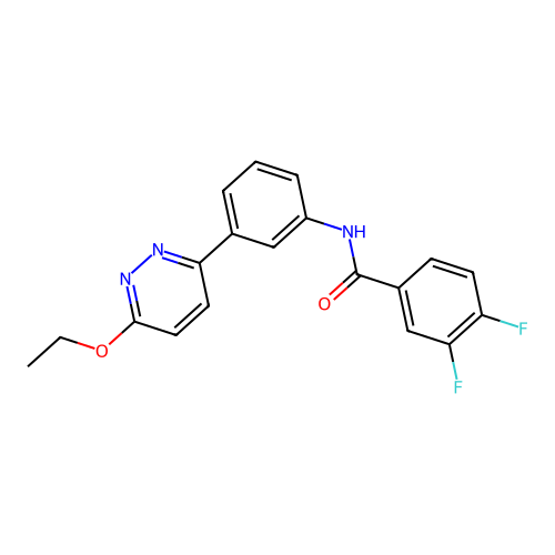 N-[3-(6-ethoxypyridazin-3-yl)phenyl]-3,4-difluorobenzamide structure