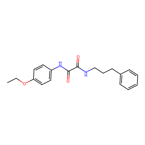 N1-(4-ethoxyphenyl)-N2-(3-phenylpropyl)oxalamide structure