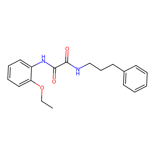 N1-(2-ethoxyphenyl)-N2-(3-phenylpropyl)oxalamide structure