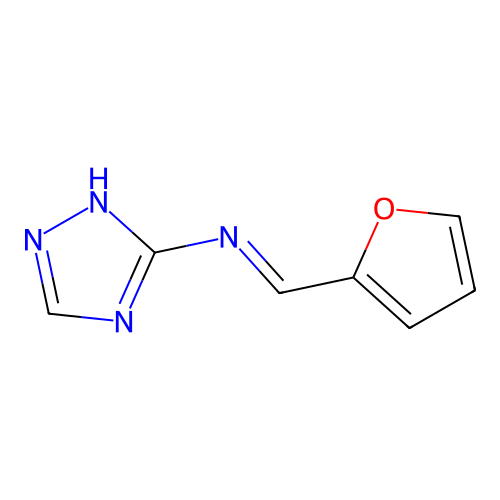 N-(furan-2-yl-methylene)-1h-1,2,4-triazole-3-amine structure