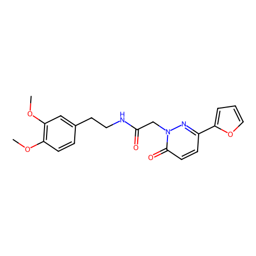 N-(3,4-dimethoxyphenethyl)-2-(3-(furan-2-yl)-6-oxopyridazin-1(6H)-yl)acetamide structure