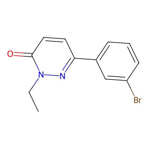 6-(3-Bromophenyl)-2-ethylpyridazin-3-one structure