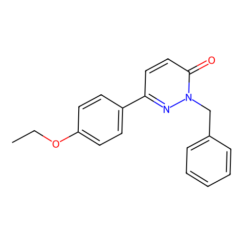 2-benzyl-6-(4-ethoxyphenyl)pyridazin-3(2H)-one structure