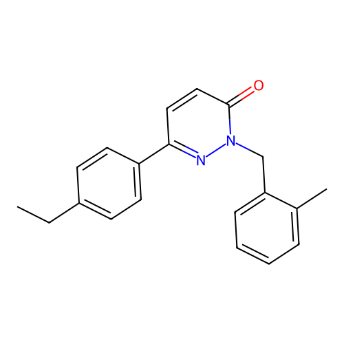 6-(4-Ethylphenyl)-2-[(2-methylphenyl)methyl]pyridazin-3-one structure