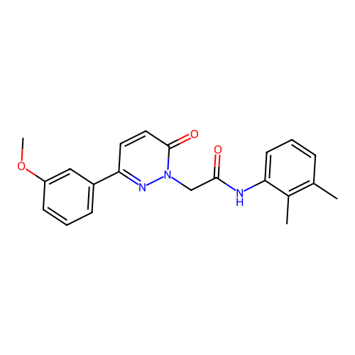 N-(2,3-dimethylphenyl)-2-[3-(3-methoxyphenyl)-6-oxopyridazin-1-yl]acetamide structure