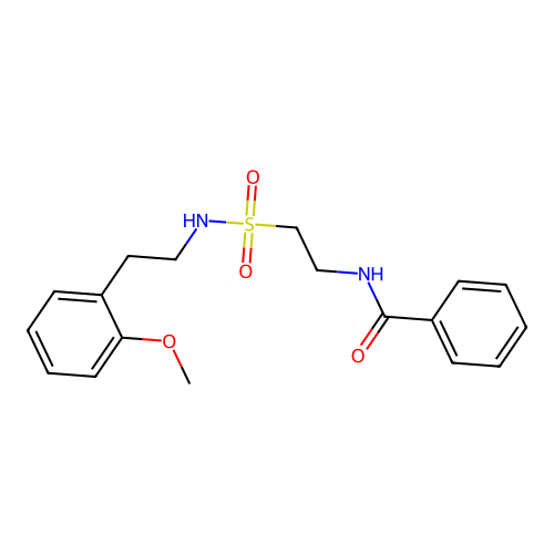 N-(2-(N-(2-methoxyphenethyl)sulfamoyl)ethyl)benzamide structure