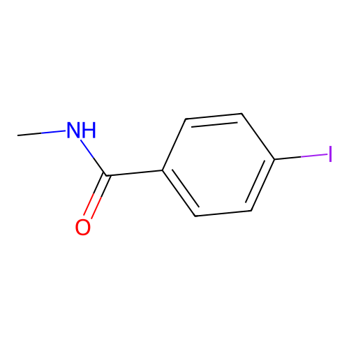 4-Iodo-N-methylbenzamide structure