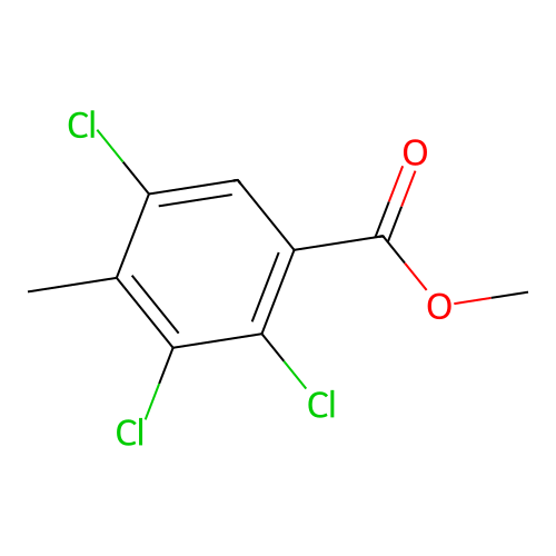 Methyl 2,3,5-trichloro-4-methylbenzoate structure