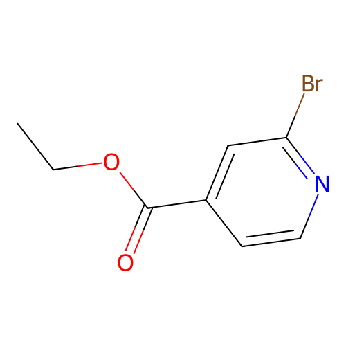 Ethyl 2-bromoisonicotinate structure