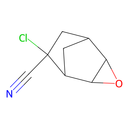 6-Chloro-3-oxatricyclo[3.2.1.0~2,4~]octane-6-carbonitrile structure