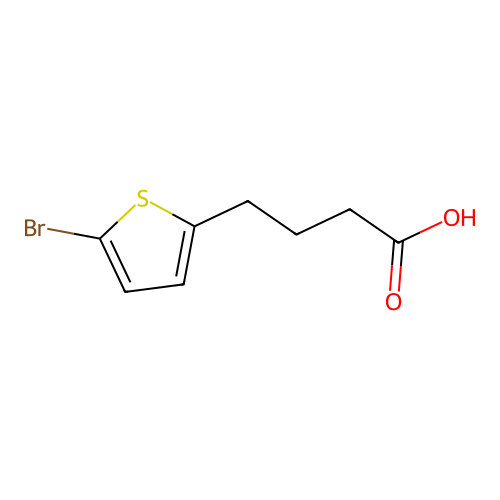 4-(5-Bromothiophen-2-yl)butanoic acid structure
