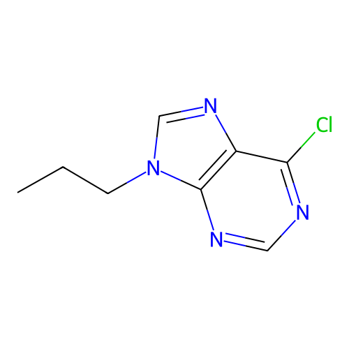 6-chloro-9-propyl-9H-purine structure