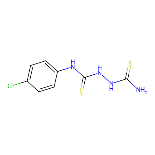 1,2-Hydrazinedicarbothioamide, N-(4-chlorophenyl)- structure
