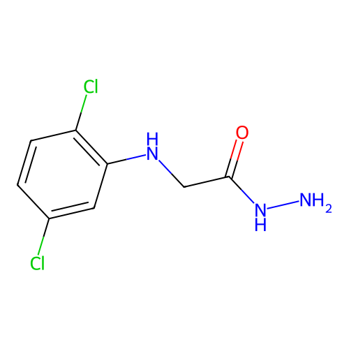 2-[(2,5-Dichlorophenyl)amino]acetohydrazide structure
