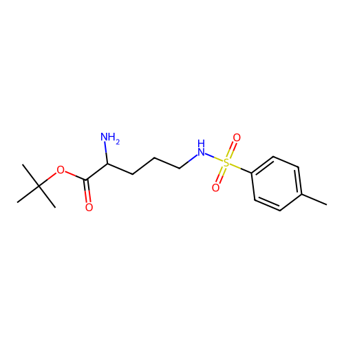 tert-Butyl N5-[(4-methylphenyl)sulfonyl]-L-ornithinate structure