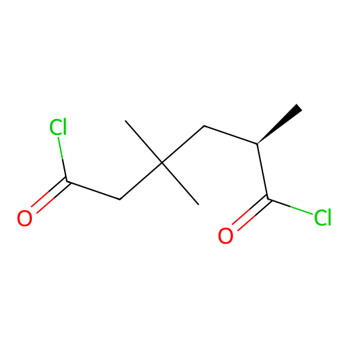 Hexanedioyl dichloride, 2,2,4(or 2,4,4)-trimethyl- structure