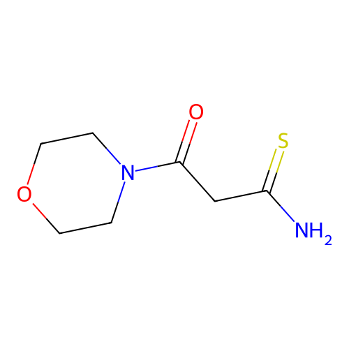 3-(Morpholin-4-yl)-3-oxopropanethioamide structure