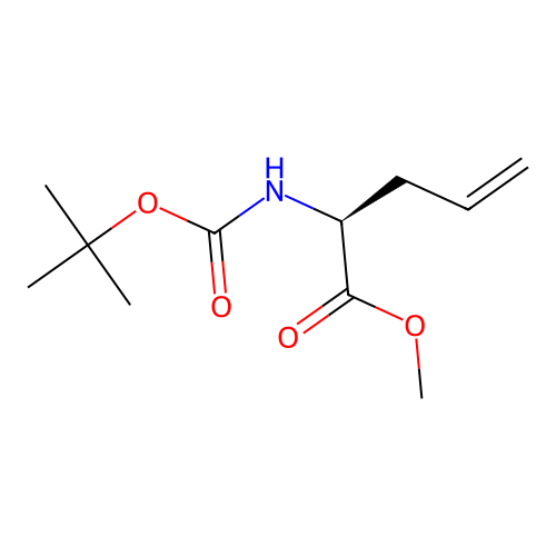 (S)-Methyl 2-((tert-butoxycarbonyl)amino)pent-4-enoate structure