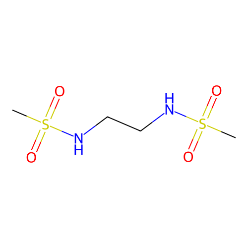 N,N'-(Ethane-1,2-diyl)dimethanesulfonamide structure