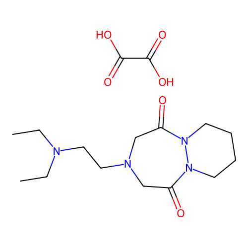 3-(2-(Diethylamino)ethyl)hexahydro-1H-pyridazino(1,2-a)(1,2,5)triazepine-1,5(2H)-dione oxalate structure