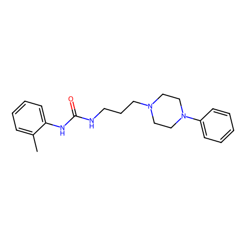 1-(3-(4-Phenylpiperazin-1-yl)propyl)-3-(o-tolyl)urea structure